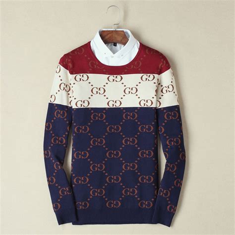 replica gucci mens sweater|gucci sweater designer.